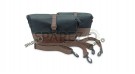 For Royal Enfield Bear 650 Soft Pannier Bags and Mounting Rails Black with Brown - SPAREZO
